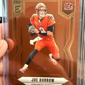 Joe Burrow Cincinnati Bengals Football Card - 26/35